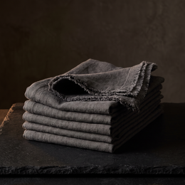 Washed Linen Napkins — Set of Six