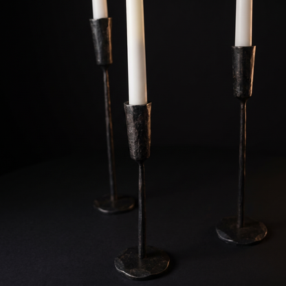 Blackened finish detail