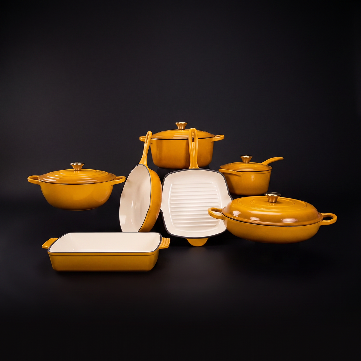 The Foundry Set in Mustard
