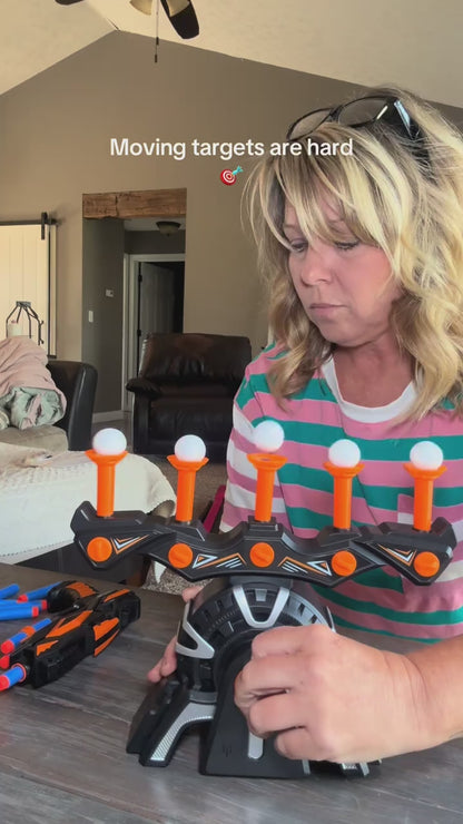 Hover Ball Blaster — hard to hit a moving target
